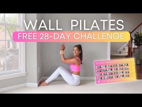 28 Day Wall Pilates Challenge for Beginners | Build Core Strength at Home!