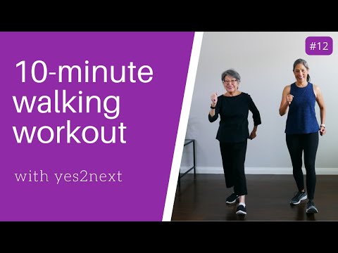 10-minute Indoor Walking Workout for experince Beginner Exercisers