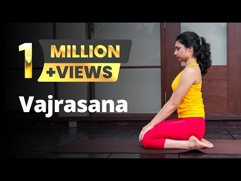 Vajrasana / the thunderbolt / the diamond pose / the sitting asana in Yoga